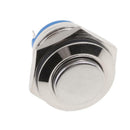 16mm 1NO High Head Metal Waterproof Momentary Push Button Switch AC 250V/3A
