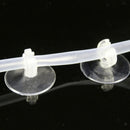 Pack of 20 Strong Self-adhesive Aquarium Suction Cup Clips Airline Tube Holders,