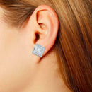 6pair/set Women Geometric Earring Beads Oil Drop Stud Earrings Jewelry