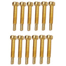 12 Pairs Guitar Pickup Mounting Screws Electric Guitar Replacement Accessory