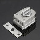 Glass Sliding Door Latch Lock Non-Apertured Stainless Steel Glass Door Lock A6J3