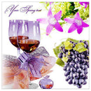 5D DIY Full Drill Diamond Painting Grapes Wine Cross Stitch Embroidery Kits A