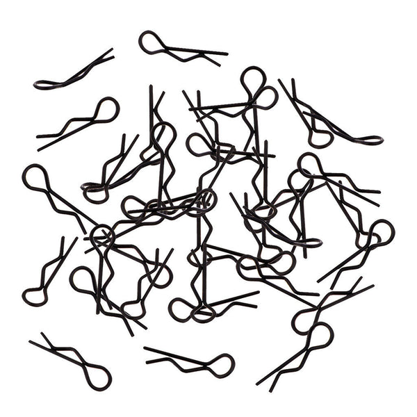 1/10 1/12 1/16 RC Buggy Black Metal Bodyshell Clips Pins for Redcat HPI 50x