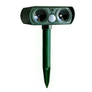 Ultrasonic Solar Powered Cat Dog Fox Repeller Animal Chaser Deterrent Repellent
