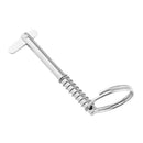 5x76mm Stainless Steel Quick Release Pin with ring for Boat Bimini Top Deck