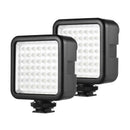 W49 Mini Interlock Camera Led Panel Light Dimmable Camcorder Video Lighting