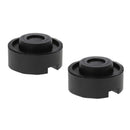 2 Pack Black Rubber Slotted Floor Jack Pad Frame Rail Adapter For Pinch Wel U3S1
