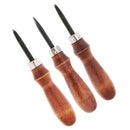 3pcs Leathercraft Edge Skiving Beveler Leather Craft Keen Edge Cutting Tools