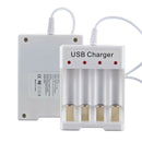 1Piece Smart Battery Charger For C D AA AAA MQ 4-Slots Rechargeable Batteries