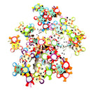 50pcs Wooden Mouse Buttons Colorful 2 Holes Buttons for Sewing Scrapbooking
