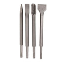 4PCS SDS Plus Chisel Set Flat Groove Bit Hammer Drill L3H3