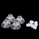 4pcs 25mm Diameter High Transparent Suction Cup Holder Sucker / Heart-shaped