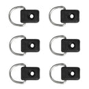 Set of 6 Safety Kayak D Ring and Deck Loops Outfitting Mounting Kit for Canoe