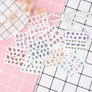 50X nail art water decals transfer stickers butterfly flower decoration tips M&
