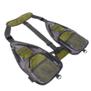 Fly Fishing Vest Combo Chest Pack for Tackle Gear and Accessories, Adjustable