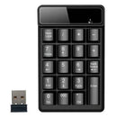 2.4G USB Wireless Mini Digital Keyboard 19 Keys Waterproof Number Keypad