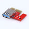USB 3.0 PCI-E Express 1x to16x Extender Riser Card Adapter SATA 15PIN Power