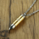 2pcs Classic Dog Paw  Cremation Memorial Pet Ash Urn Pendant Necklace