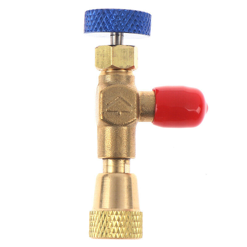 2pcs R410A R22 Refrigeration Charging Adapter for 1/4" Safety Valve Service BX