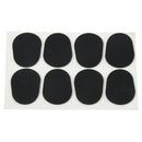 8pcs Alto/Tenor Saxophone Sax Mouthpiece Patches Pads Cushions Black---0.8m