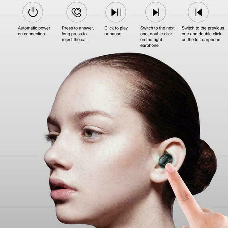 XG13 TWS Headset Bluetooth 5.0 Smart Waterproof Noise Reduction Earphone Qu K0F6