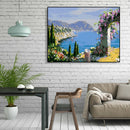 Painting By Numbers Kit DIY Sea Canvas Oil Wall Picture Artworks Home Decor