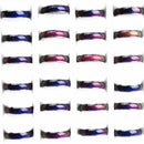 20 pieces fashion jewelry adjustable mood rings color change ring - size 6-10