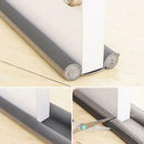 Flexible Door Bottom Sealing Strip Guard Sealer Stopper Wind Dust Blocker Grey
