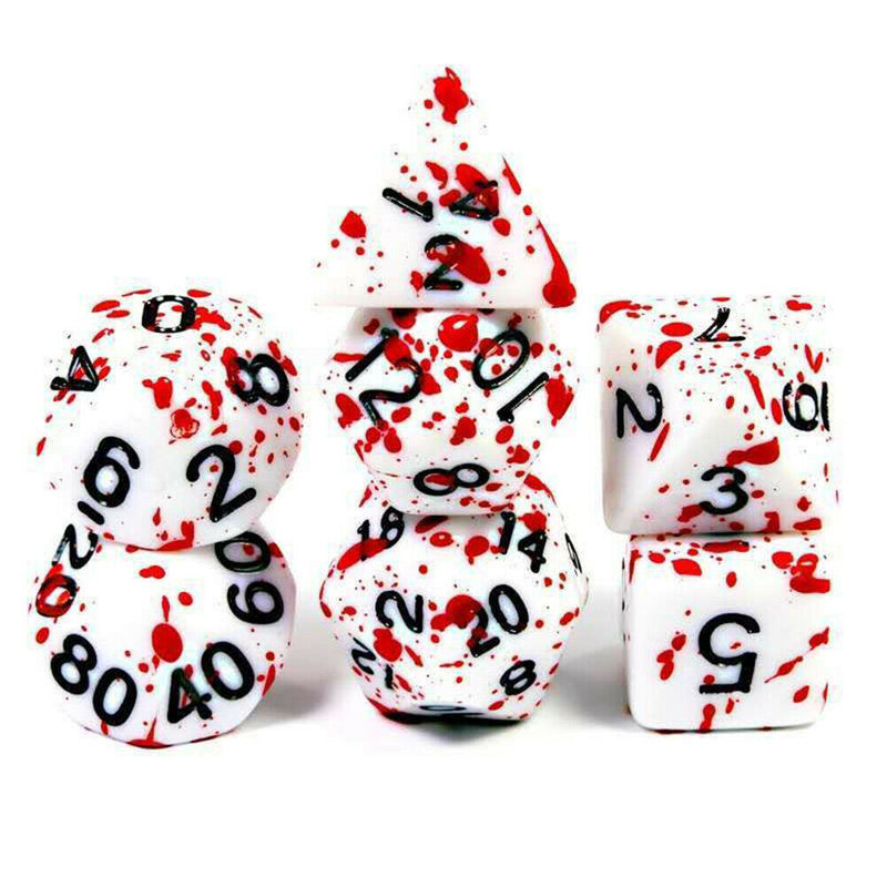 7pcs Multi-Sided Polyhedral DND Dice RPG Role Playing Funny Table Game Toys