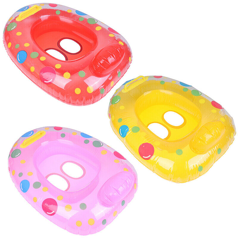 Summer Kids Baby Inflatable Seat Swim Ring Pool Aid Trainer Swim Float boatA Gw