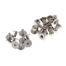10Pcs Iron Metal 8mm Round Rivet Stud Screw Leathercraft DIY Bag Accessories