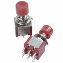 2 Pcs AC 250V 2A 120V 5A DPDT 2NO 2NC Momentary Push Button Switch J8O2