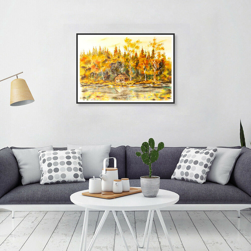 DIY Autumn Forest Jigsaw Picture Puzzles 1000 Pieces Assemble Puzzle Toys