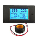 Digital LED Monitor Energy Ammeter Voltmeter AC 100A Volt Amp meter Watt Power