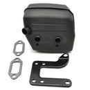 Chainsaw Exhaust Muffler with Support Gasket Plate for Husqvarna 61 66 162  W1Q9