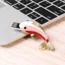 High Speed U Disk Pink Dolphin-Shape USB 2.0 Flash Drive Memory Disk 32GB