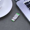 Mini Portable USB2.0 Port Metal Case Smart SD/TF Card for PC(Green)