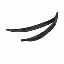 2X Carbon Fiber Car Wheel Eyebrow Arch Trim Lips Strip Fender Flare Protector lj