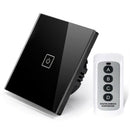 1X(Smart Wifi Remote Control Switch, 1 Way 86 Type Wall Contact Panel Light