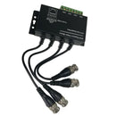 4CH Passive Video Balun Transceiver  Via Twisted Pairs BNC RJ45