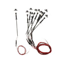 Set of 10 12V  Street Lights Railway Train Lamp Post HO TT N 1:100-1:150