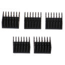 5pcs Computer Cooler Radiator Aluminum Heat sink for Electronic Chip 25*25*1 OZ
