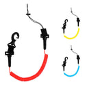 Surfboard SUP Kayak Coil Paddle Leash Diving Accessories Lanyard Cord blue