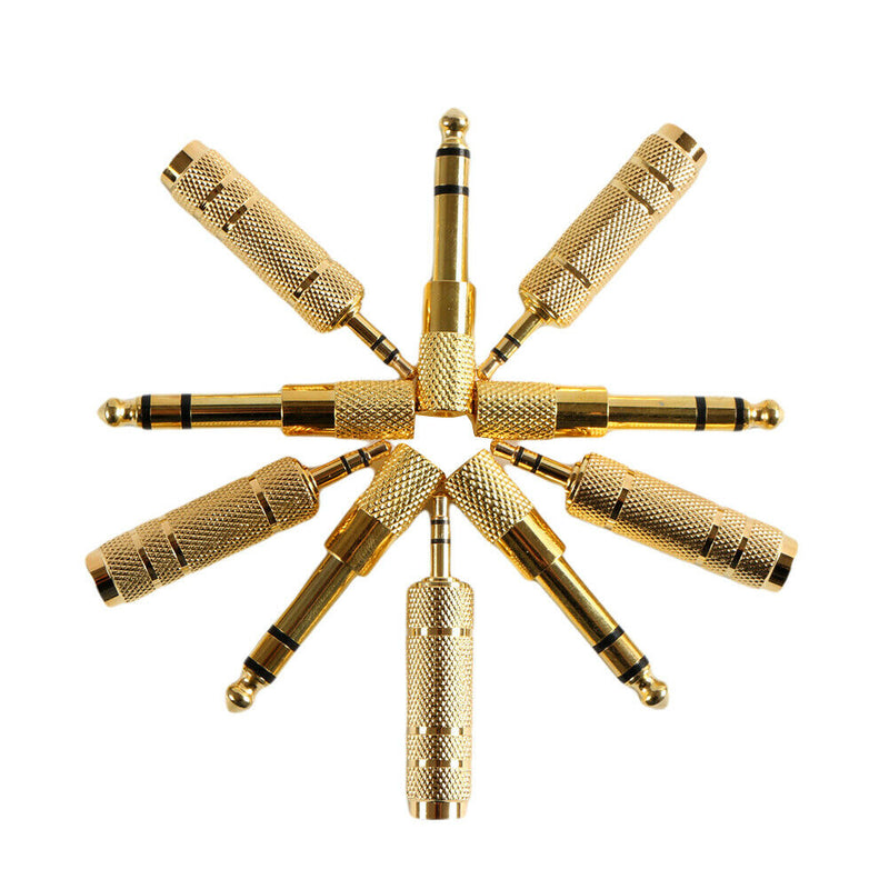 6.35mm Male To 3.5mm Female Guitar Accessories For Headphone Audio Adapter