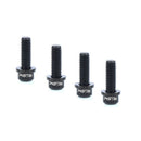 Risk 4Pcs Mtb Bike Screws Titanium Alloy Titanium Stem Bolts With Grooved W