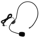 Headset Microphone Wired 3.5mm Jack Condenser Mic Universal for Loudspeaker