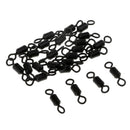 25pcs Fishing Rolling Swivels Fishing Lure Connector Ball Bearing Swivels
