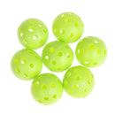 50pcs Green Golf Practice Balls Plastic Whiffle Airflow Hollow Sports Ball