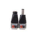 1Pair DC Male+Female Connectors 2.1*5.5mm Power Jack Press Adapter Plugs NeBLTE