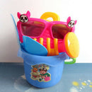 9x Sand Water Beach Seaside Play Toys Kid Bucket Shovel Rake Tools Kit Game